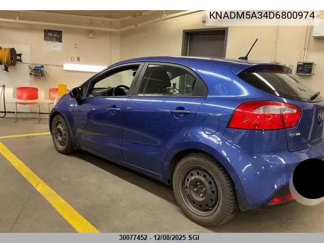 KNADM5A34D6800974 2013 Kia Rio Lx