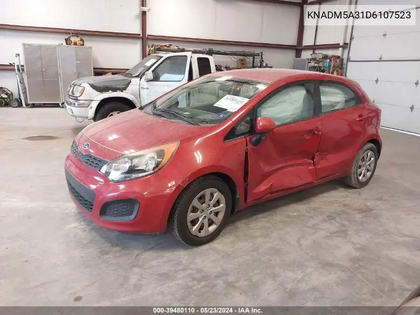 KNADM5A31D6107523 2013 Kia Rio Lx