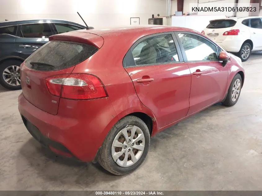 KNADM5A31D6107523 2013 Kia Rio Lx