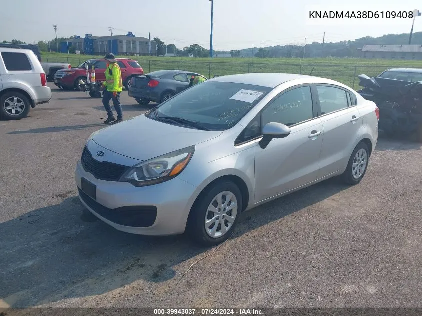 KNADM4A38D6109408 2013 Kia Rio Lx