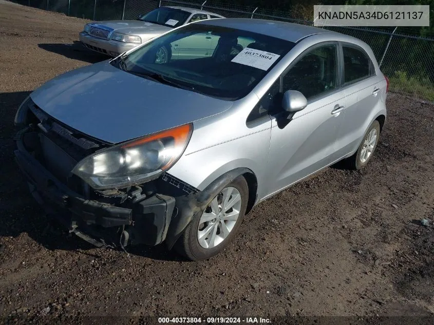 KNADN5A34D6121137 2013 Kia Rio Ex