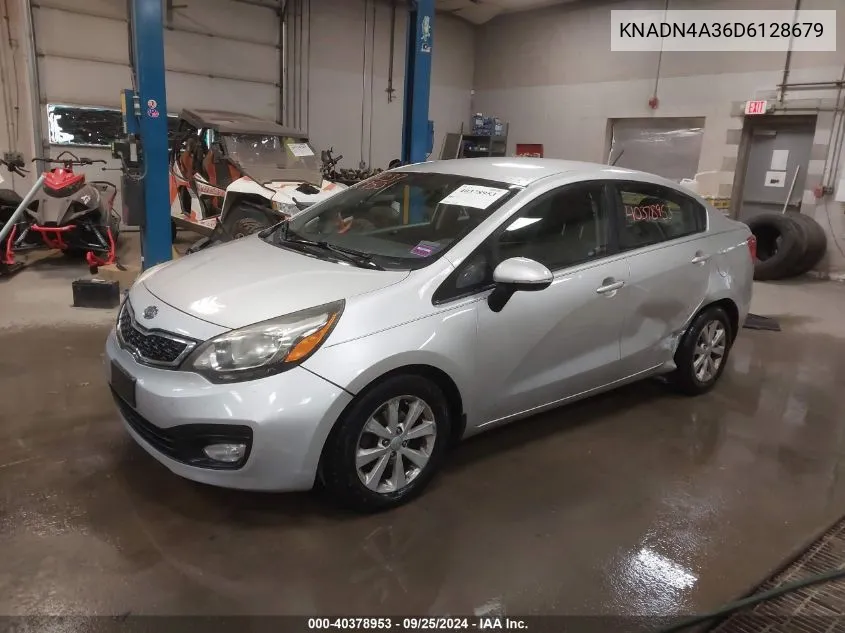 KNADN4A36D6128679 2013 Kia Rio Ex