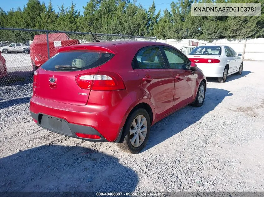 KNADN5A37D6103781 2013 Kia Rio Ex