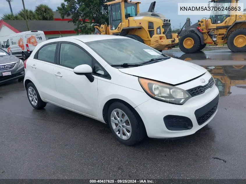 KNADM5A37D6246863 2013 Kia Rio Lx