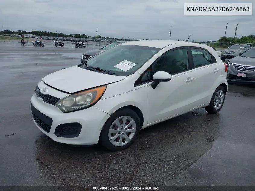 KNADM5A37D6246863 2013 Kia Rio Lx