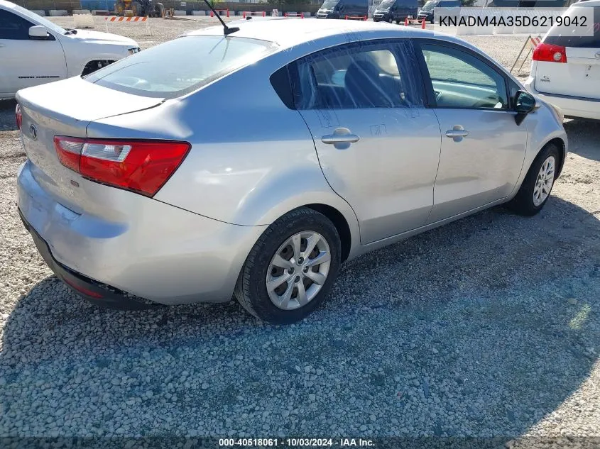 KNADM4A35D6219042 2013 Kia Rio Lx