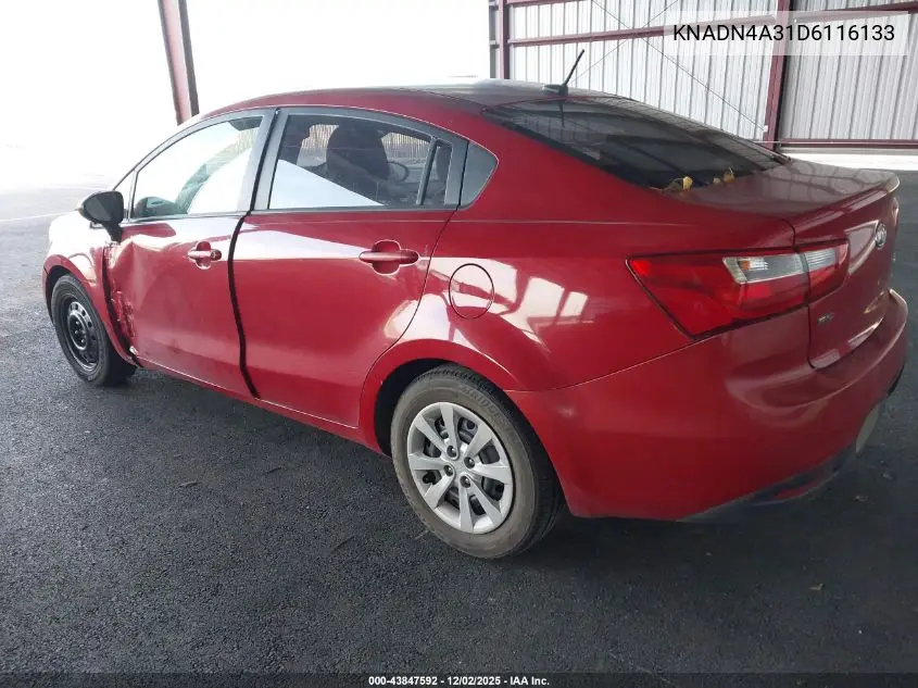 KNADN4A31D6116133 2013 Kia Rio Ex