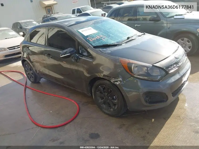 KNADN5A36D6177841 2013 Kia Rio Ex