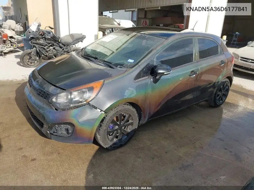 KNADN5A36D6177841 2013 Kia Rio Ex