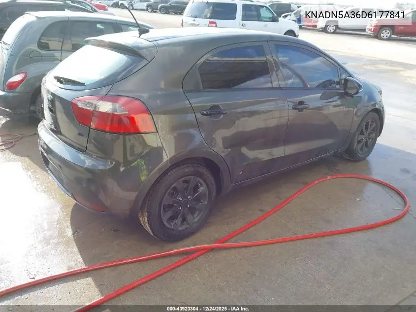 KNADN5A36D6177841 2013 Kia Rio Ex