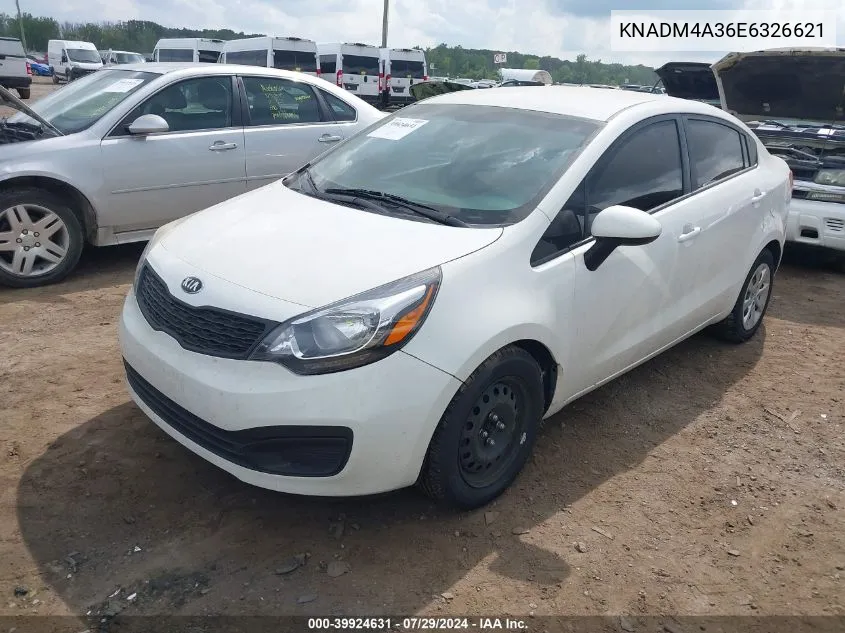 KNADM4A36E6326621 2014 Kia Rio Lx