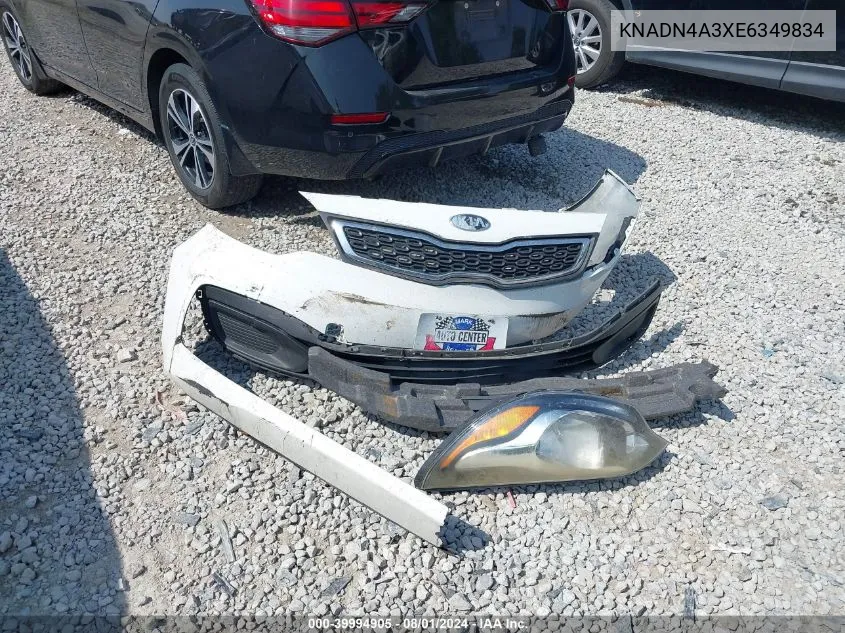 KNADN4A3XE6349834 2014 Kia Rio Ex