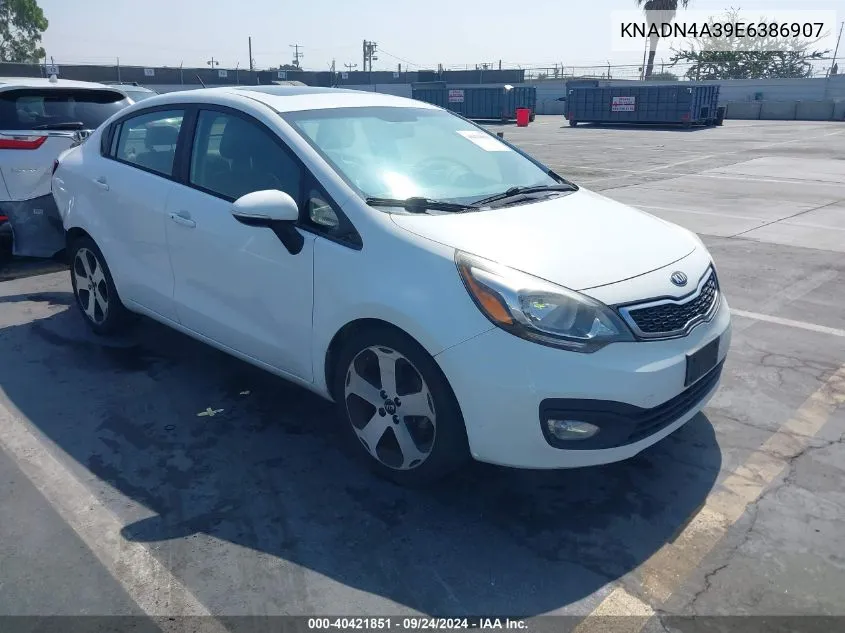 KNADN4A39E6386907 2014 Kia Rio Sx