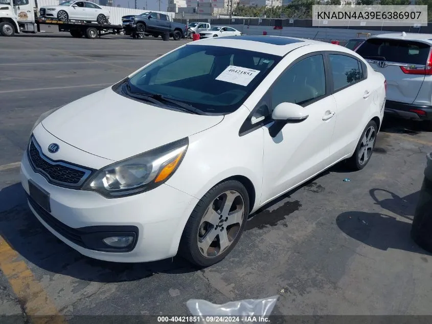 KNADN4A39E6386907 2014 Kia Rio Sx