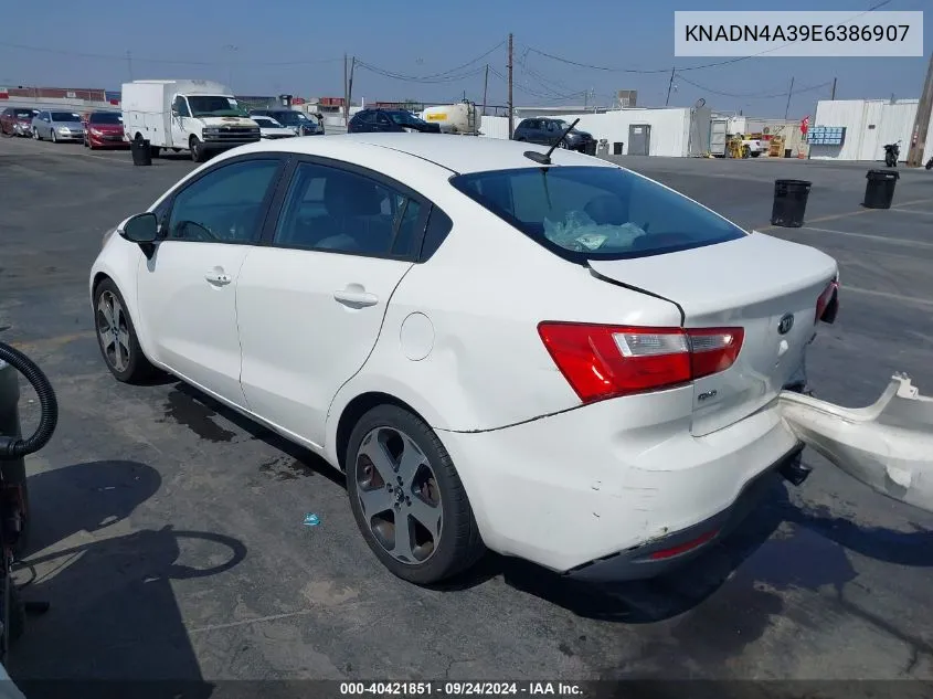 KNADN4A39E6386907 2014 Kia Rio Sx