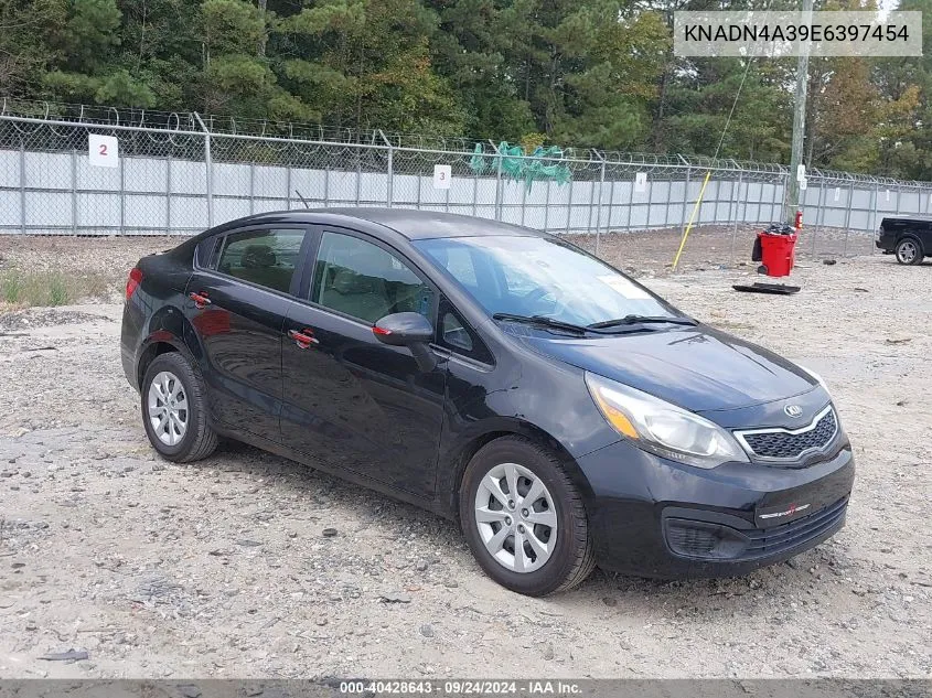 KNADN4A39E6397454 2014 Kia Rio Ex