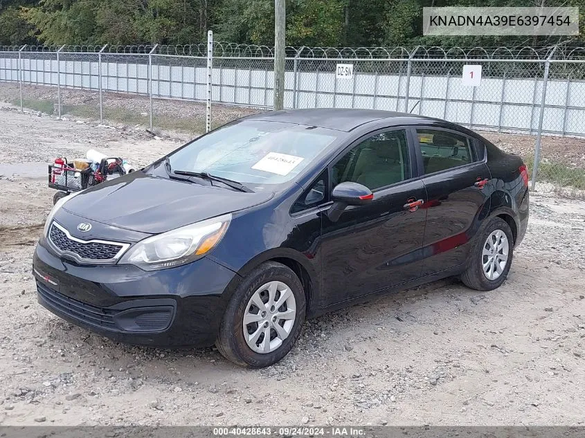 KNADN4A39E6397454 2014 Kia Rio Ex