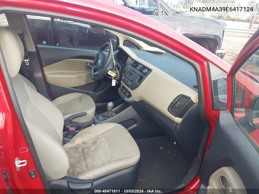 KNADM4A39E6417124 2014 Kia Rio Lx