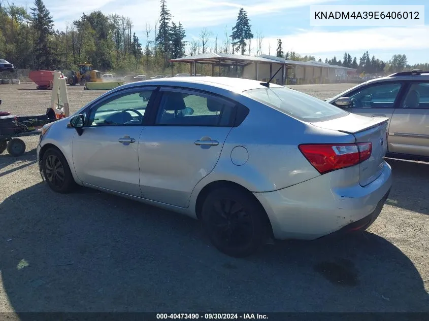 KNADM4A39E6406012 2014 Kia Rio Lx