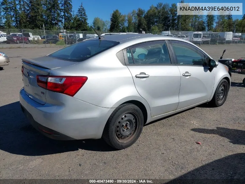 KNADM4A39E6406012 2014 Kia Rio Lx