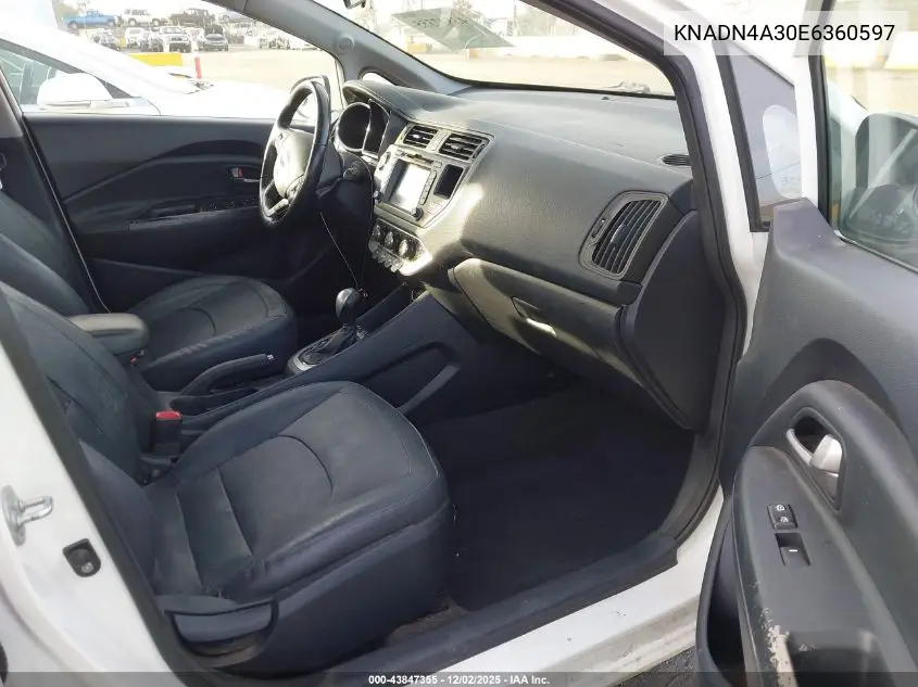 KNADN4A30E6360597 2014 Kia Rio Sx