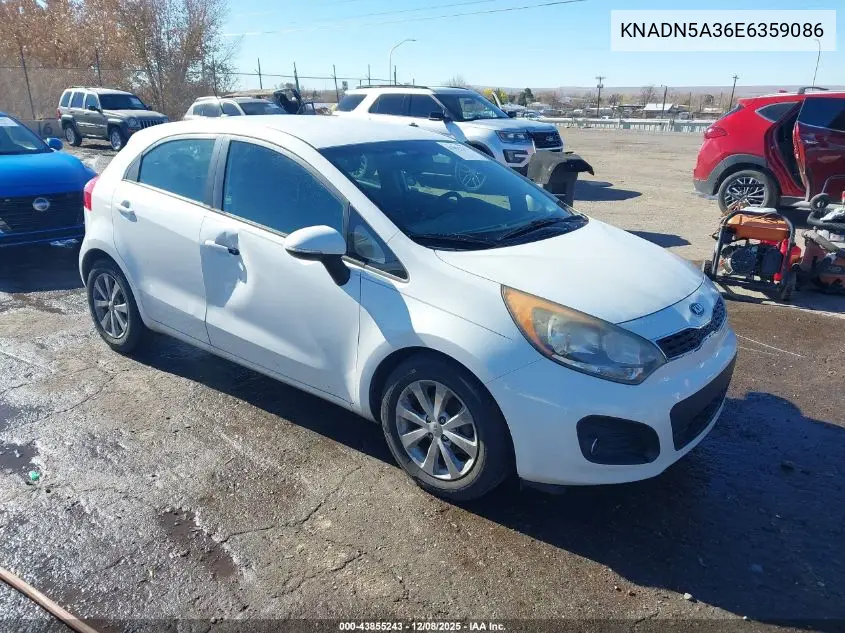 KNADN5A36E6359086 2014 Kia Rio Ex