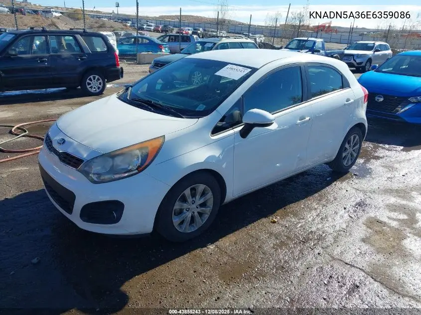 KNADN5A36E6359086 2014 Kia Rio Ex