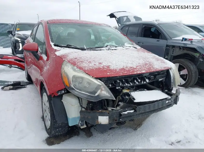 KNADM4A37E6341323 2014 Kia Rio Lx