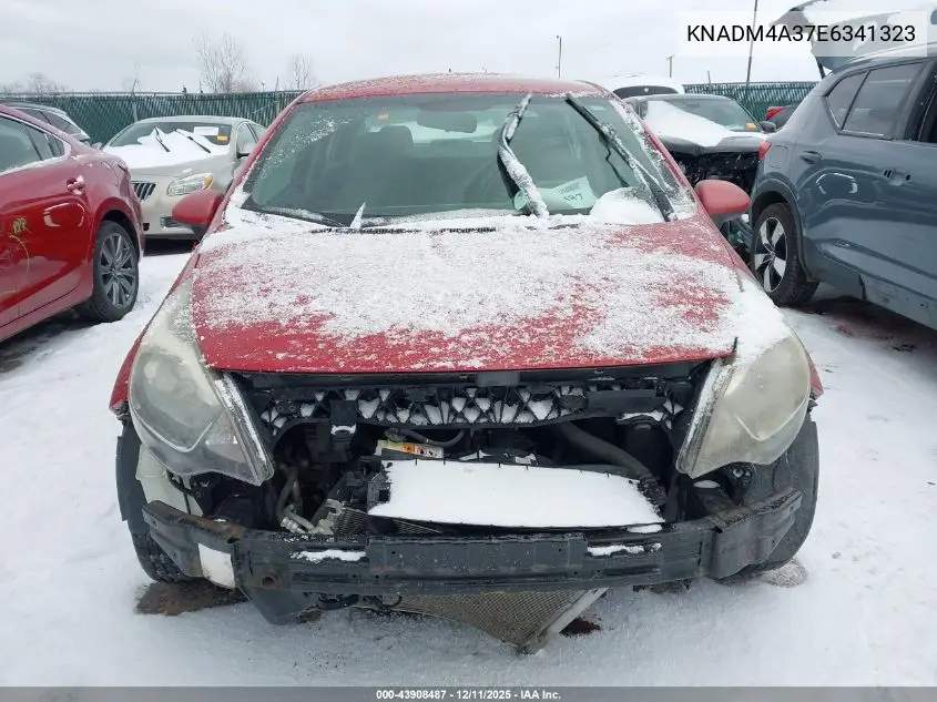 KNADM4A37E6341323 2014 Kia Rio Lx