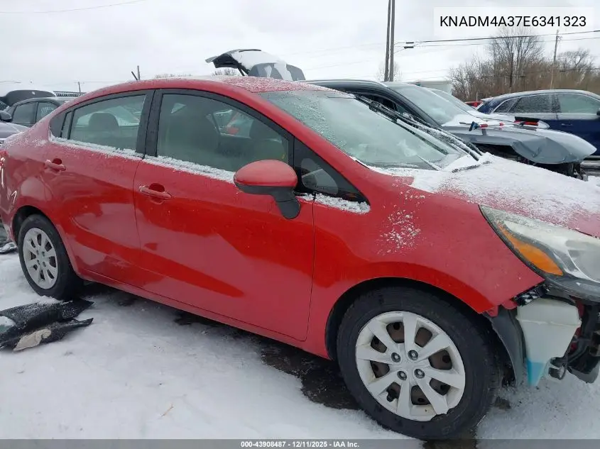 KNADM4A37E6341323 2014 Kia Rio Lx