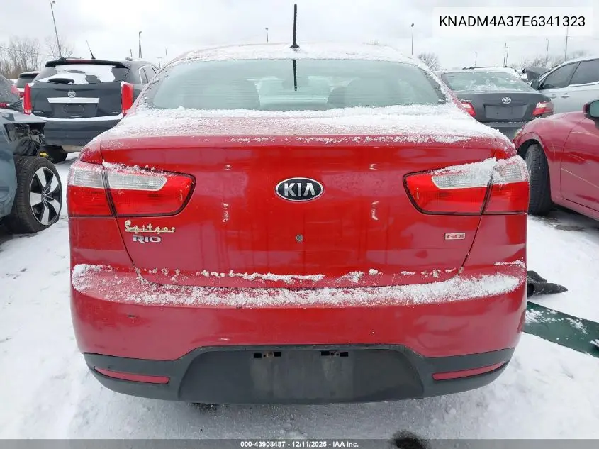 KNADM4A37E6341323 2014 Kia Rio Lx