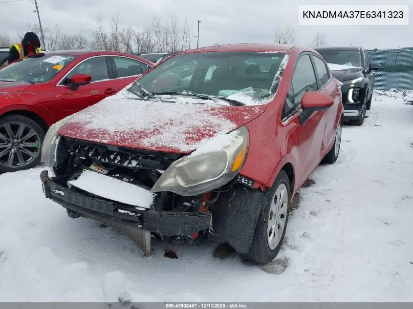 KNADM4A37E6341323 2014 Kia Rio Lx