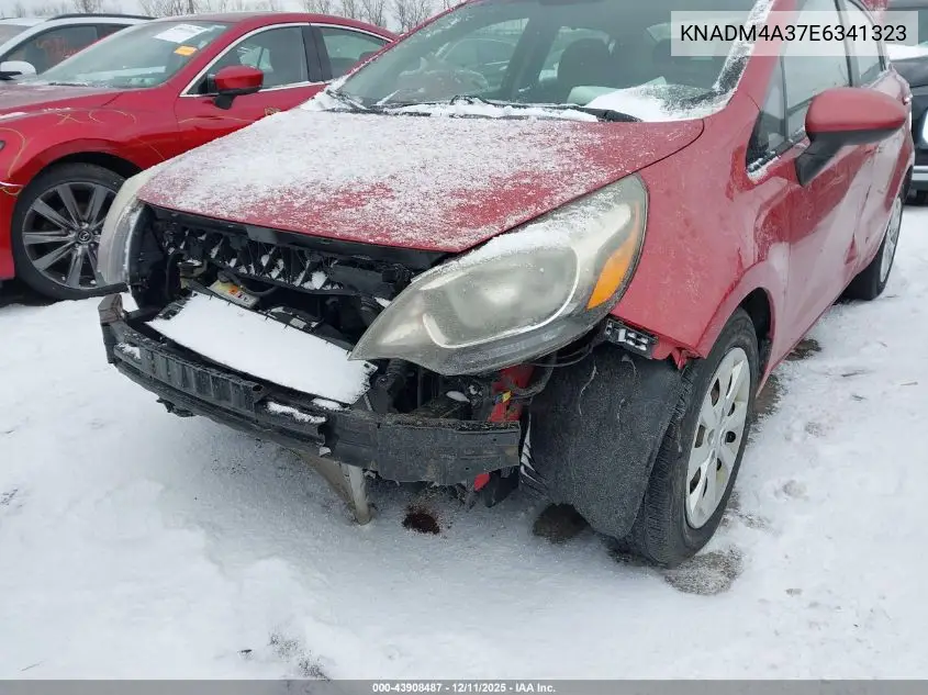 KNADM4A37E6341323 2014 Kia Rio Lx