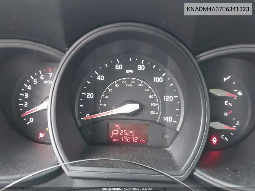 KNADM4A37E6341323 2014 Kia Rio Lx