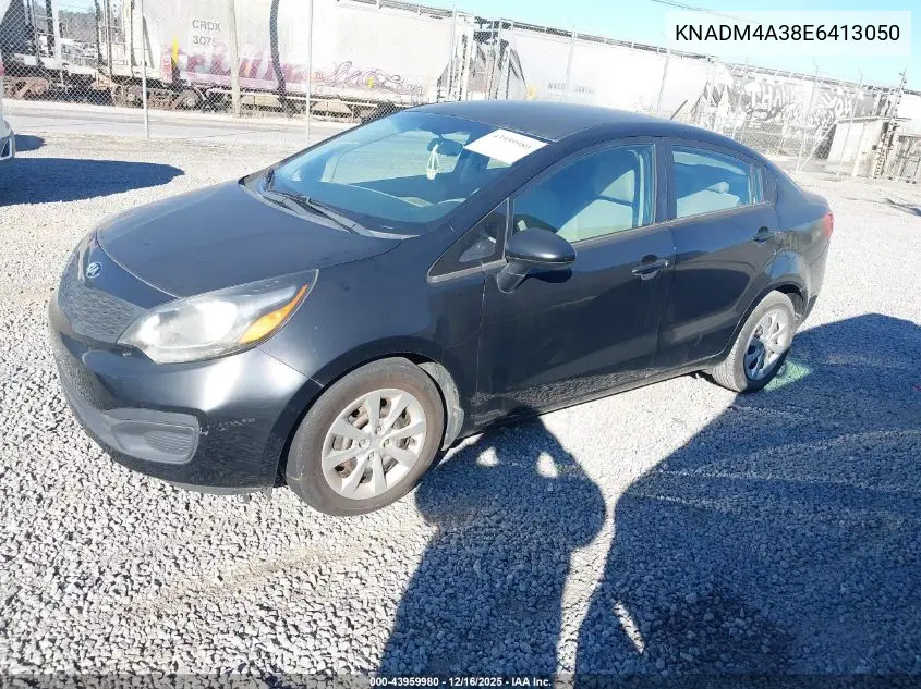 KNADM4A38E6413050 2014 Kia Rio Lx