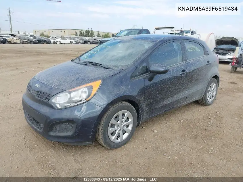 KNADM5A39F6519434 2015 Kia Rio Ex/Lx/Lx+/Sx