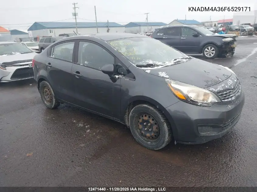 KNADM4A36F6529171 2015 Kia Rio Ex/Ex+/Lx/Lx+/Sx