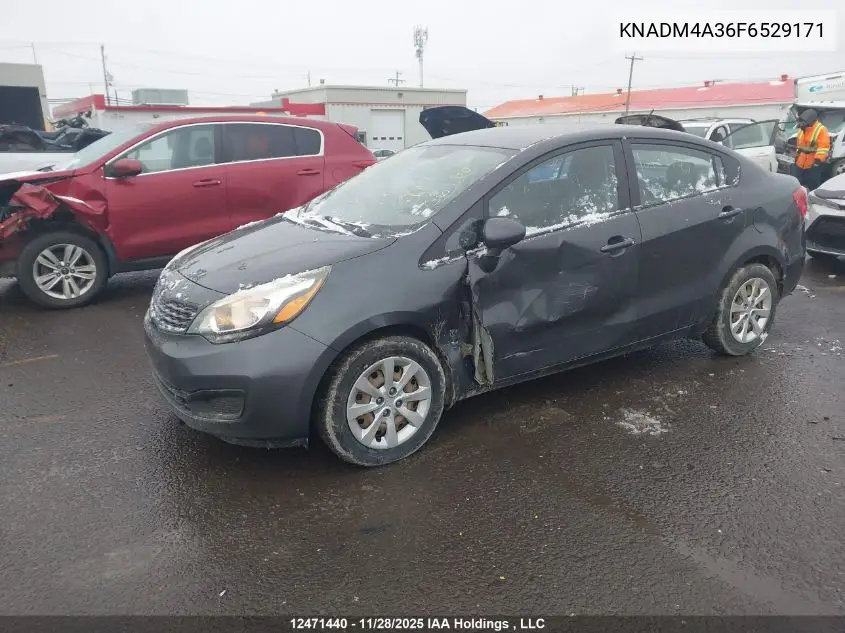 KNADM4A36F6529171 2015 Kia Rio Ex/Ex+/Lx/Lx+/Sx