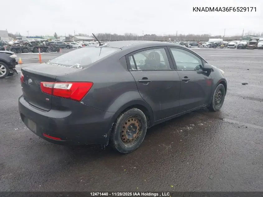 KNADM4A36F6529171 2015 Kia Rio Ex/Ex+/Lx/Lx+/Sx
