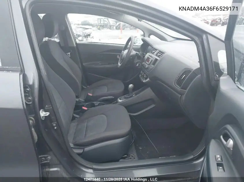KNADM4A36F6529171 2015 Kia Rio Ex/Ex+/Lx/Lx+/Sx