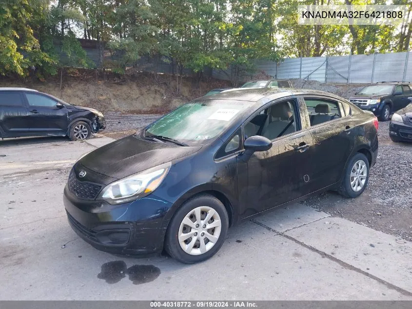 KNADM4A32F6421808 2015 Kia Rio Lx