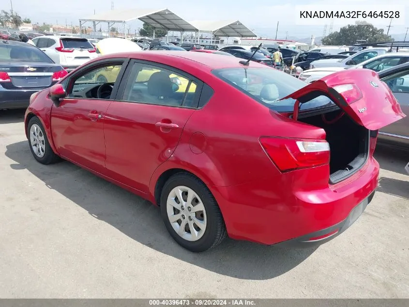 KNADM4A32F6464528 2015 Kia Rio Lx