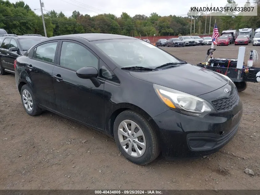 KNADM4A35F6433807 2015 Kia Rio Lx