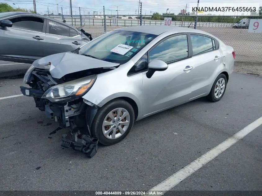 KNADM4A37F6455663 2015 Kia Rio Lx