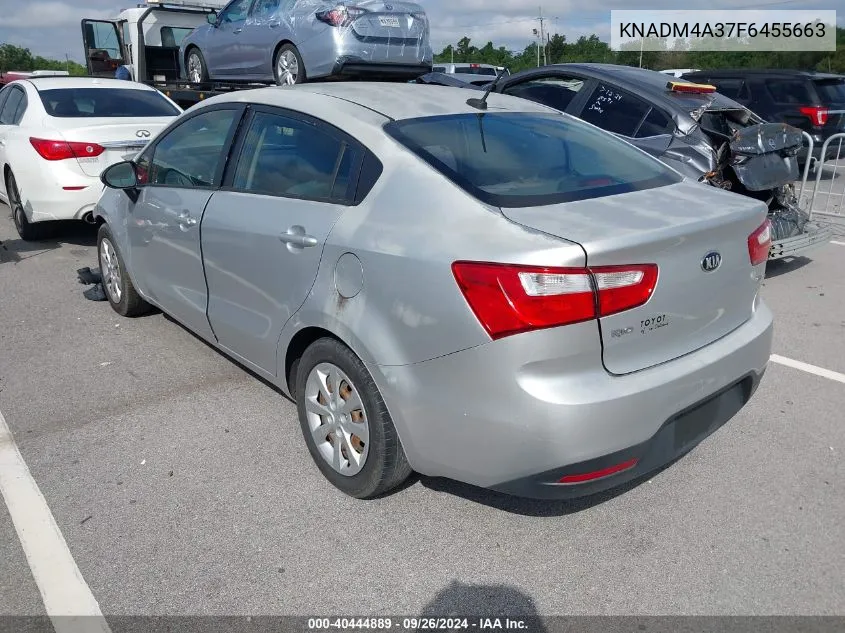 KNADM4A37F6455663 2015 Kia Rio Lx