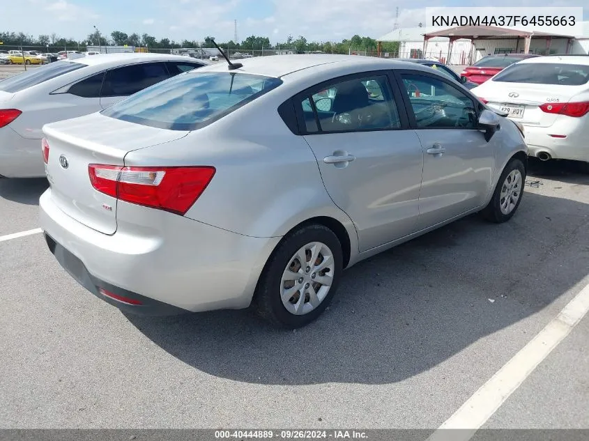 KNADM4A37F6455663 2015 Kia Rio Lx