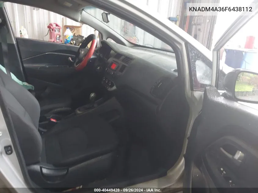 KNADM4A36F6438112 2015 Kia Rio Lx