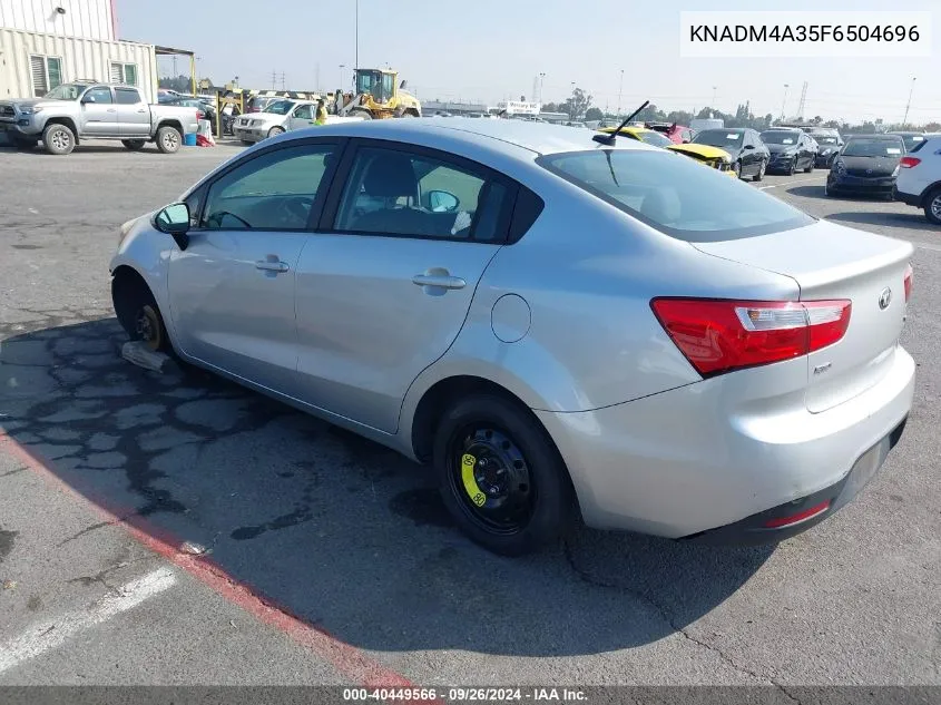 KNADM4A35F6504696 2015 Kia Rio Lx