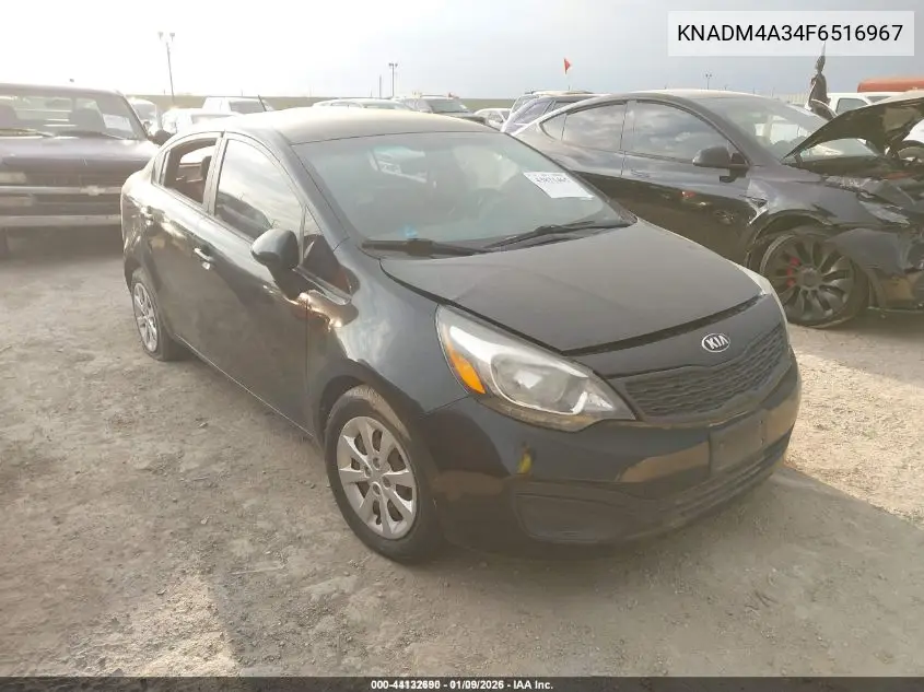 KNADM4A34F6516967 2015 Kia Rio Lx