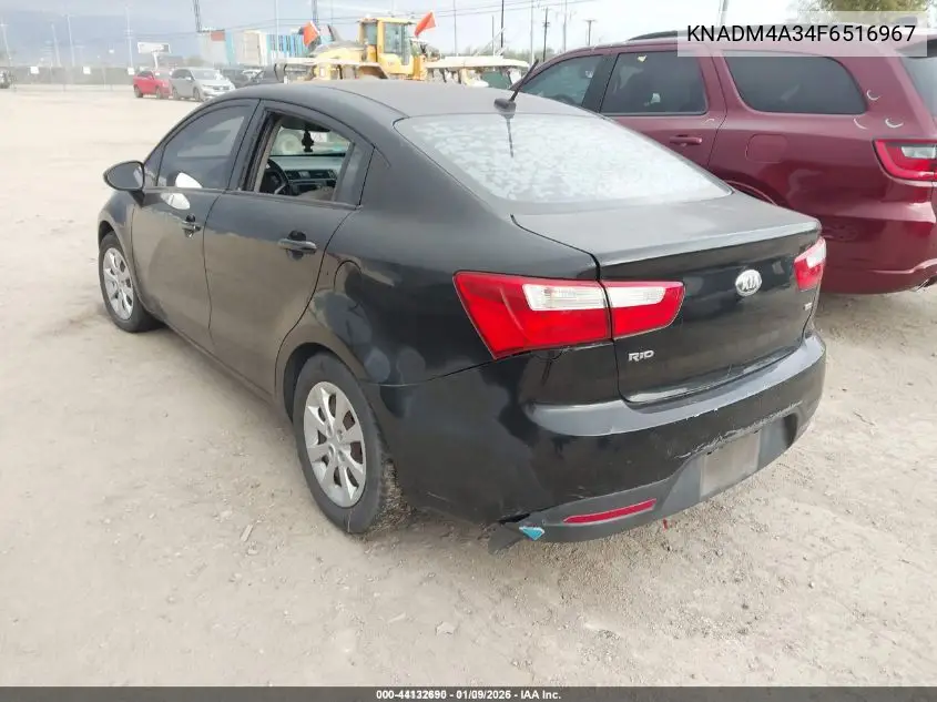 KNADM4A34F6516967 2015 Kia Rio Lx